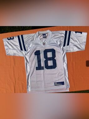 Reebok NFL Indianapolis Colts Jersey Peyton Manning #18 Adult size Medium